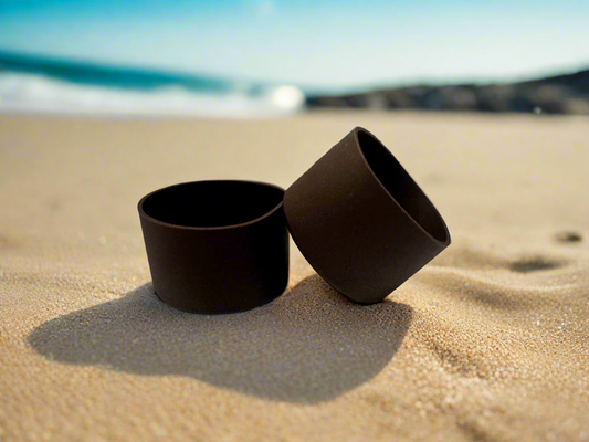 Chocolate Solid Silicone Boot 7cm | Fits 32oz Hydrojug and 24oz Simple Modern | Small Tumbler Boo
