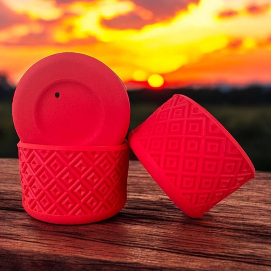 Red Diamonds | Silicone Tumbler Boot