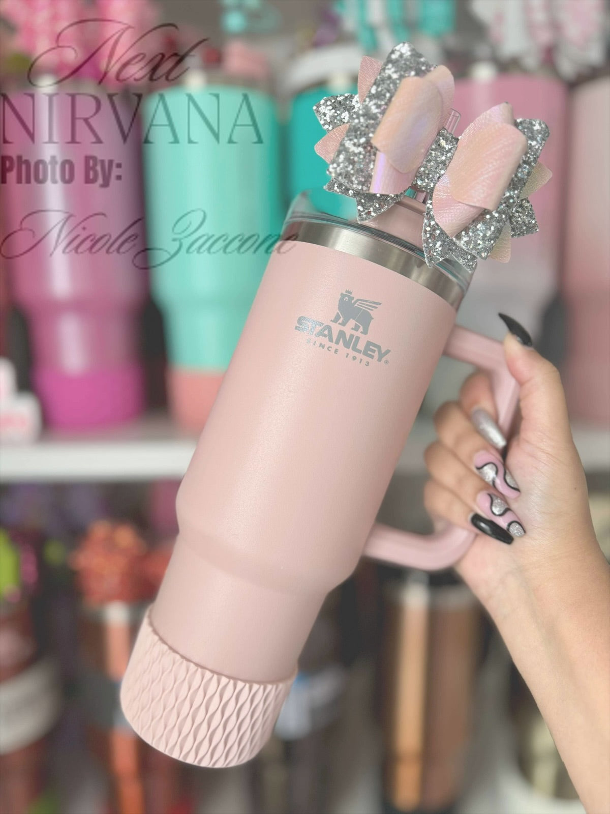 Bloom Pink Waves | Silicone Tumbler Boot