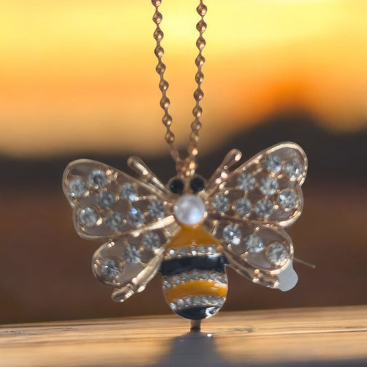 Honey Bee | Deluxe Bling Handle Charm