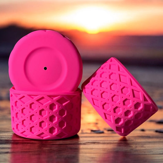 Electric Pink | Waffle | Silicone Tumbler Boot