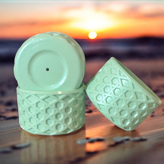 Mint Shimmer | Waffle | Silicone Tumbler Boot