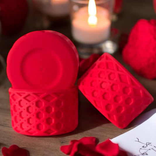 Valentine’s Red | Waffle  | Silicone Tumbler Boot