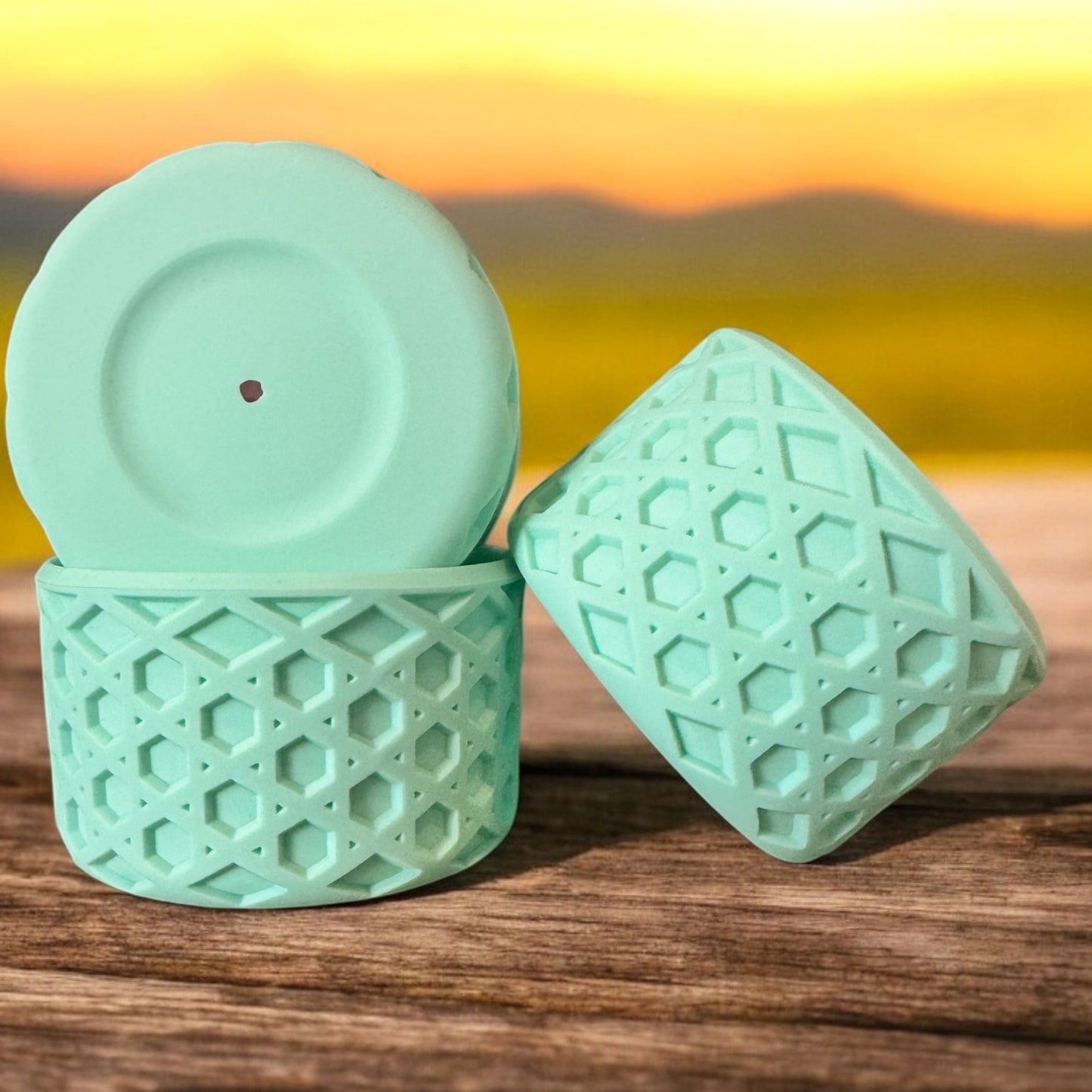 Mint | Waffle | Silicone Tumbler Boot