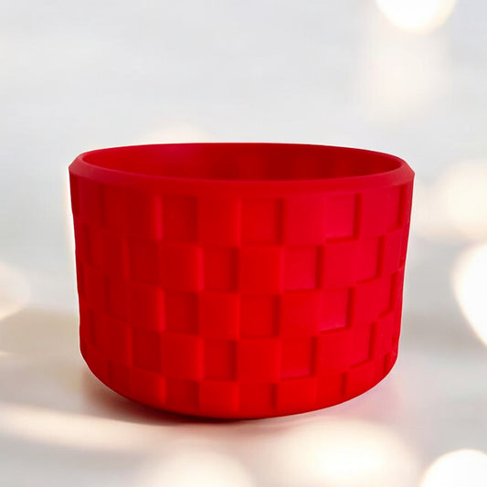 Red Checkers | Silicone Tumbler Boot