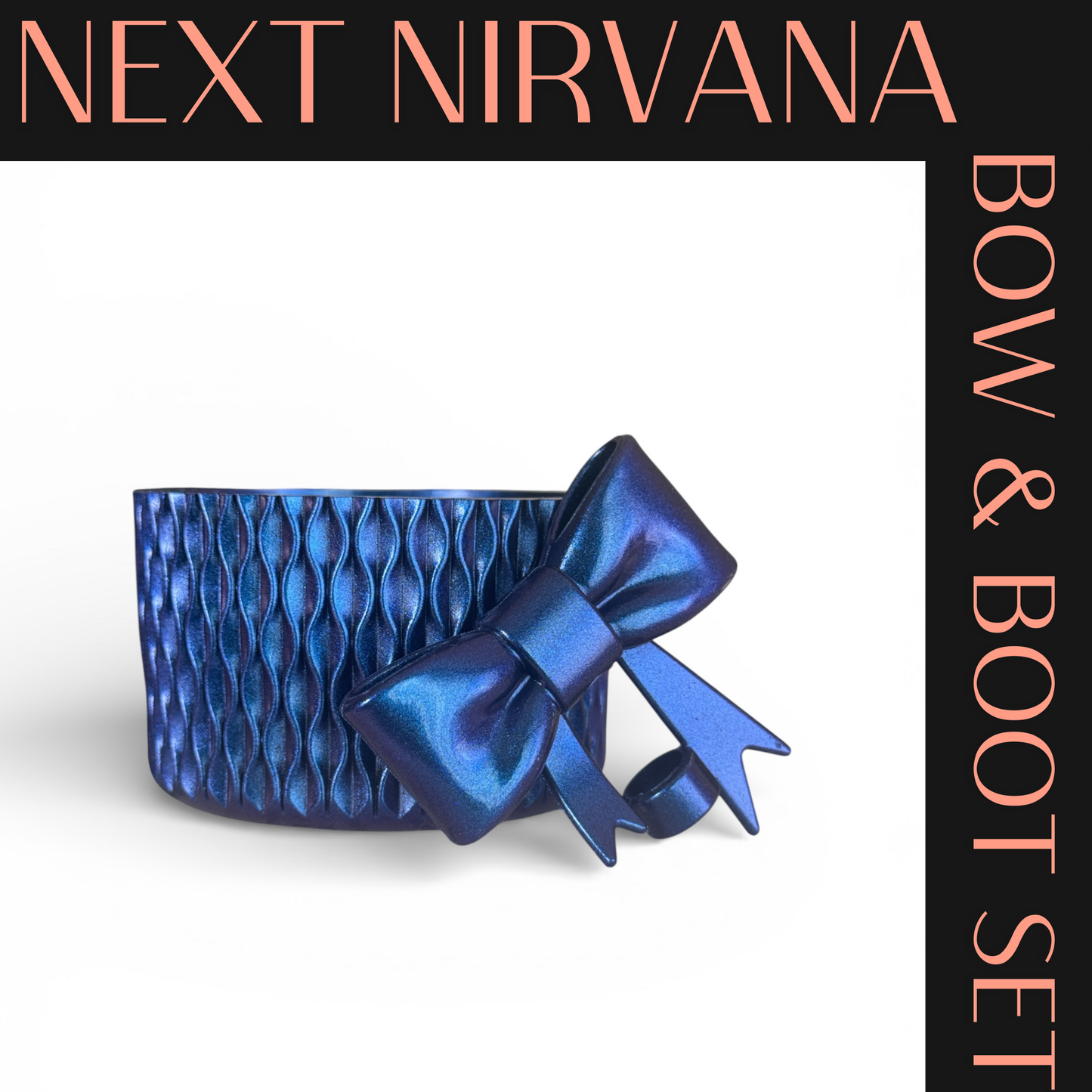 Chroma | WAVES | 3D Bow & Boot Set