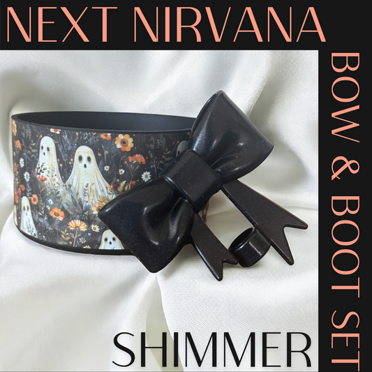 Ghosted and Gorgeous  | 3D Bow & Boot Set