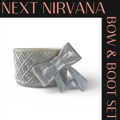 Ice Ice Baby | DIAMONDS | 3D Bow & Boot Set