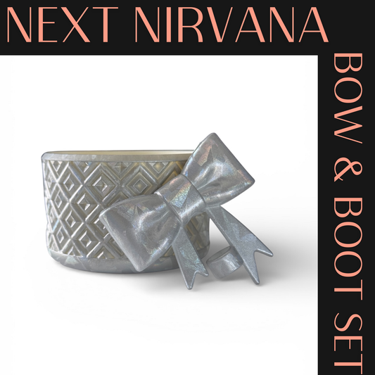 Ice Ice Baby | DIAMONDS | 3D Bow & Boot Set