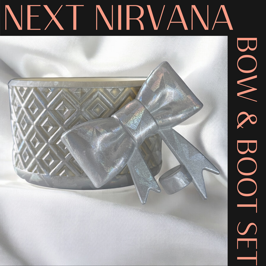 Ice Ice Baby | DIAMONDS | 3D Bow & Boot Set