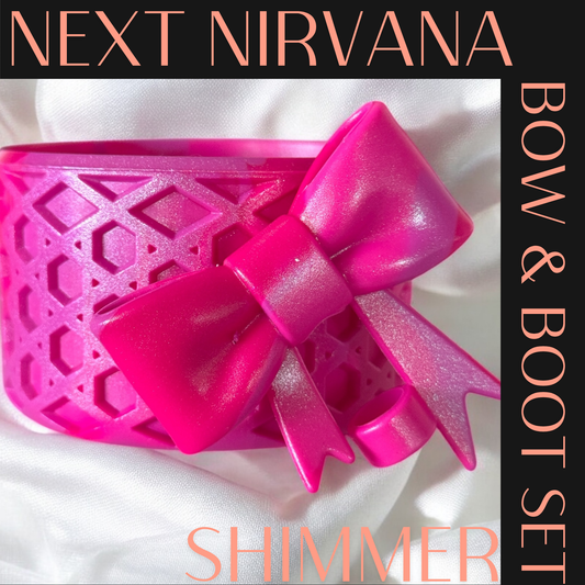 Icon Pink Mix | WAFFLE | 3D Bow & Boot Set
