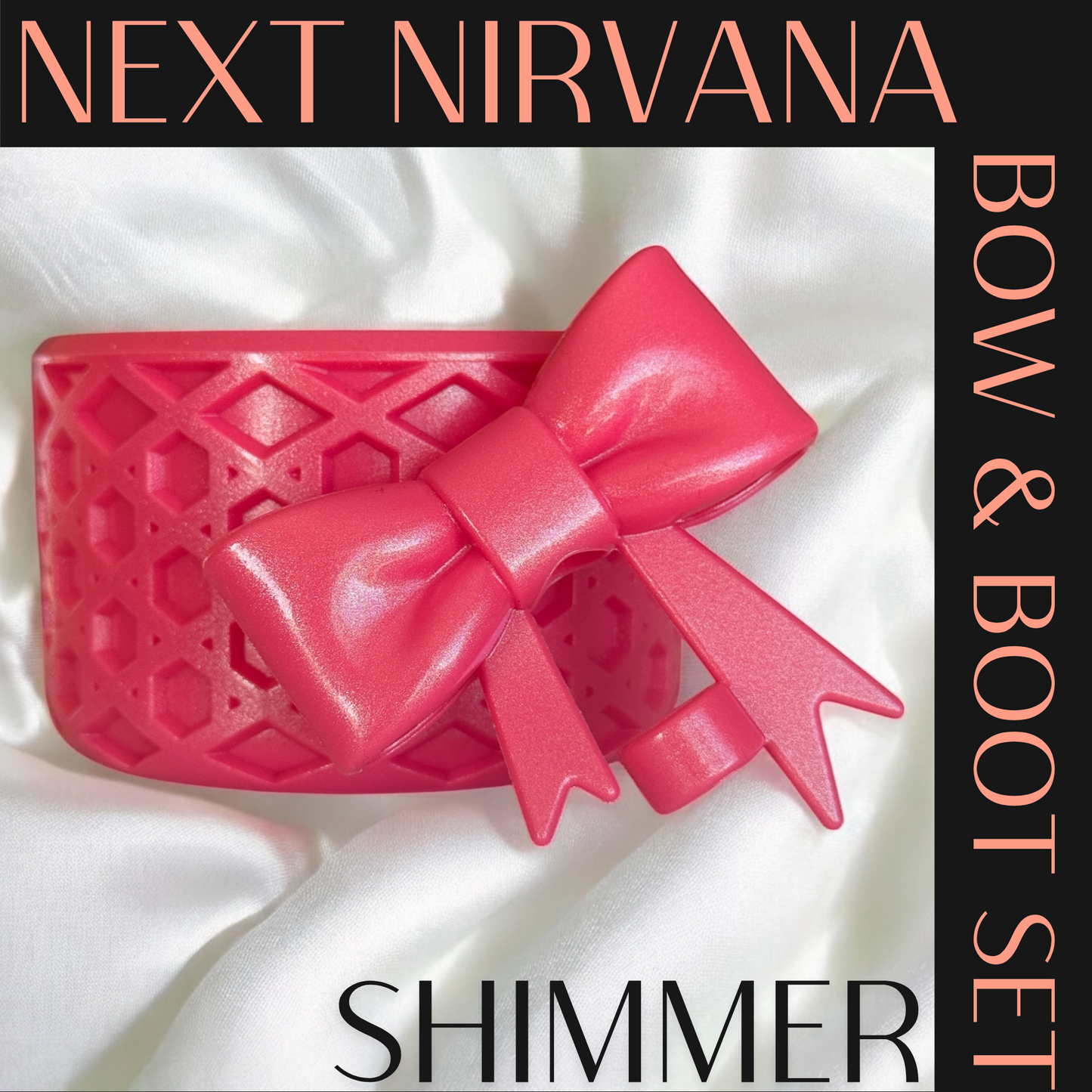 Slayberry Punch | Shimmer | WAFFLE | 3D Bow & Boot Set