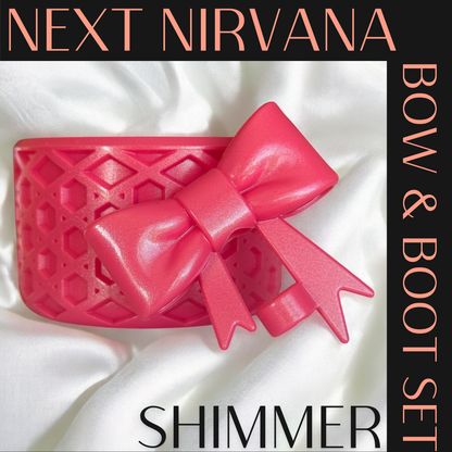Slayberry Punch | Shimmer | WAFFLE | 3D Bow & Boot Set