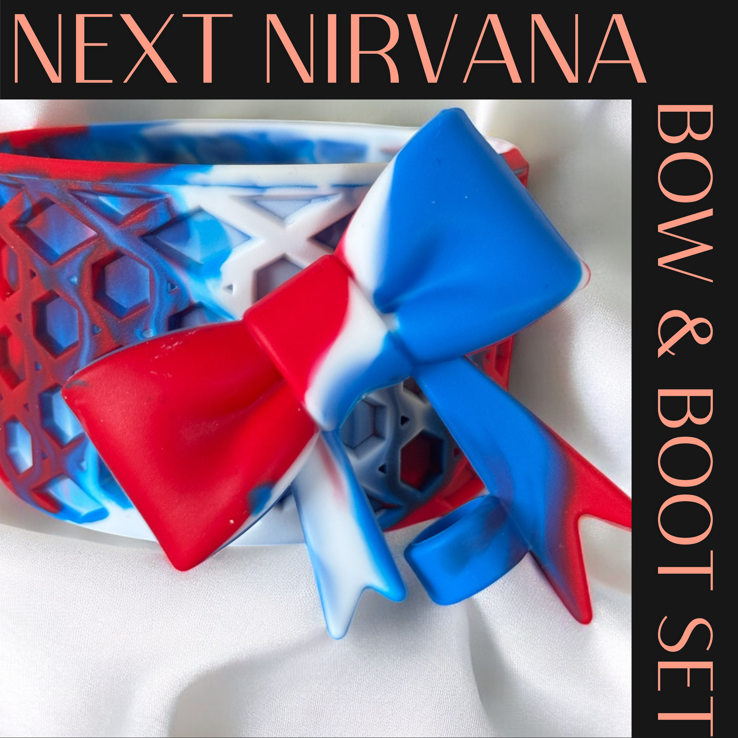 All-American Matte | WAFFLE | 3D Bow & Boot Set