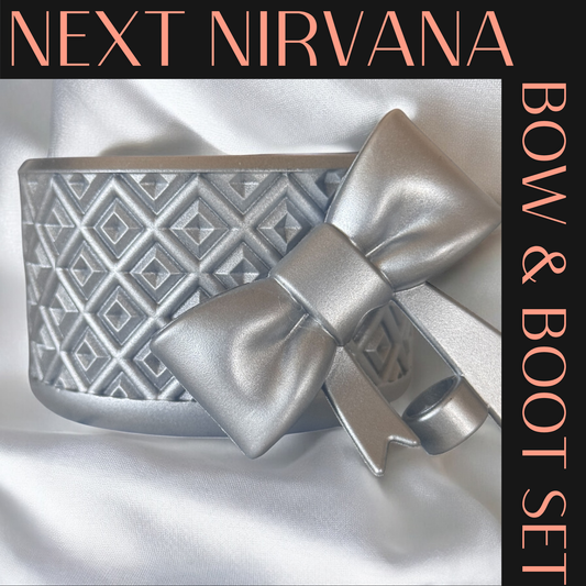 Silver | DIAMOND | 3D Bow & Boot Set