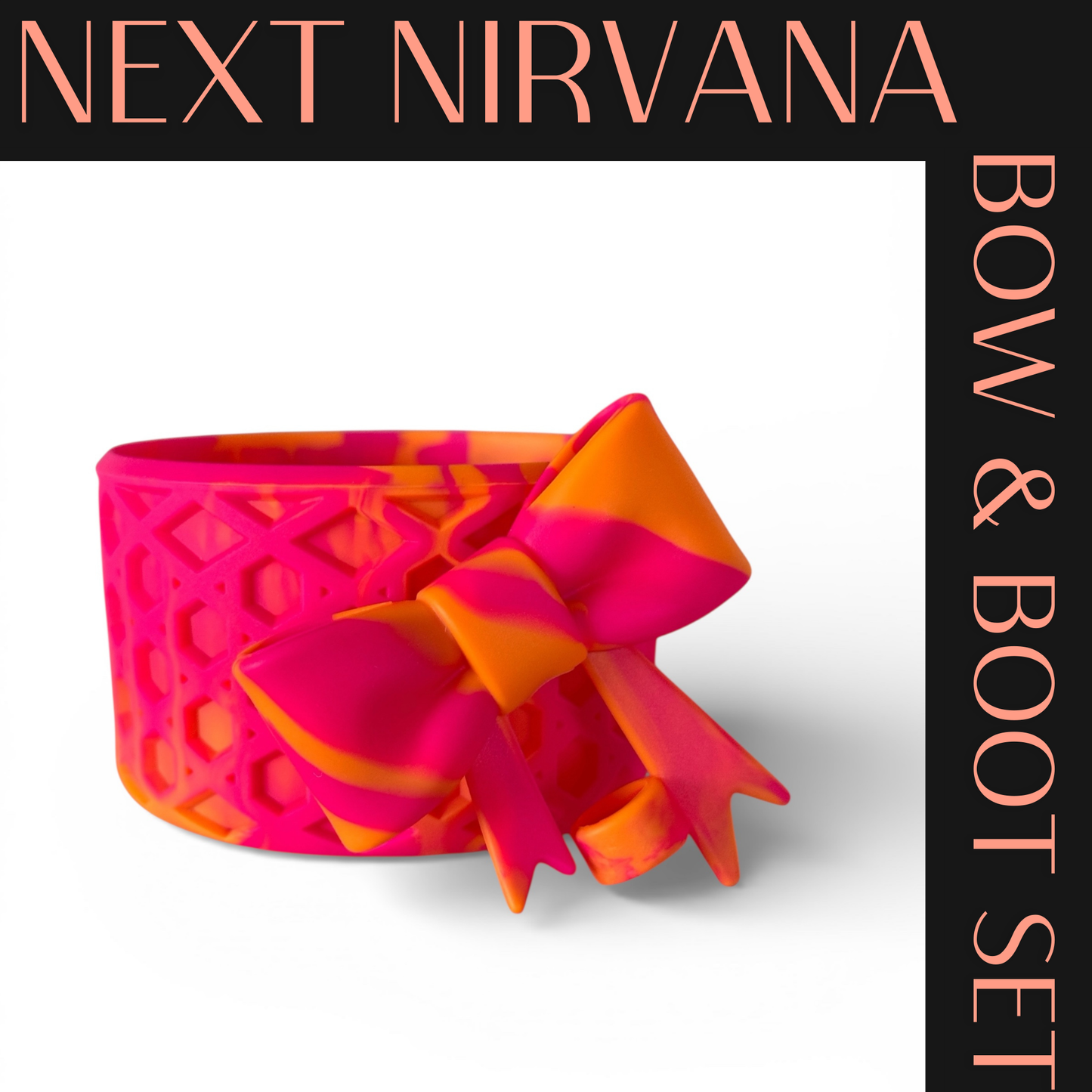 Summer Sunset | WAFFLE | 3D Bow & Boot Set