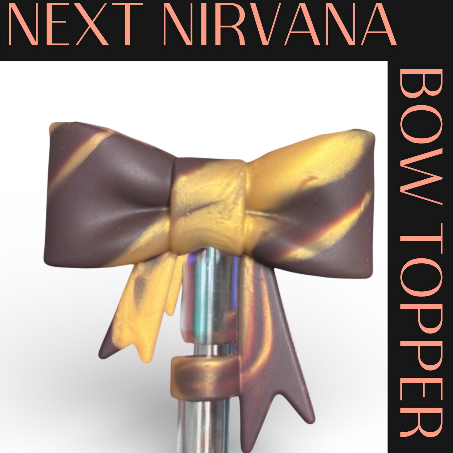 Chocolate Gold | WAFFLE | 3D Bow & Boot Set