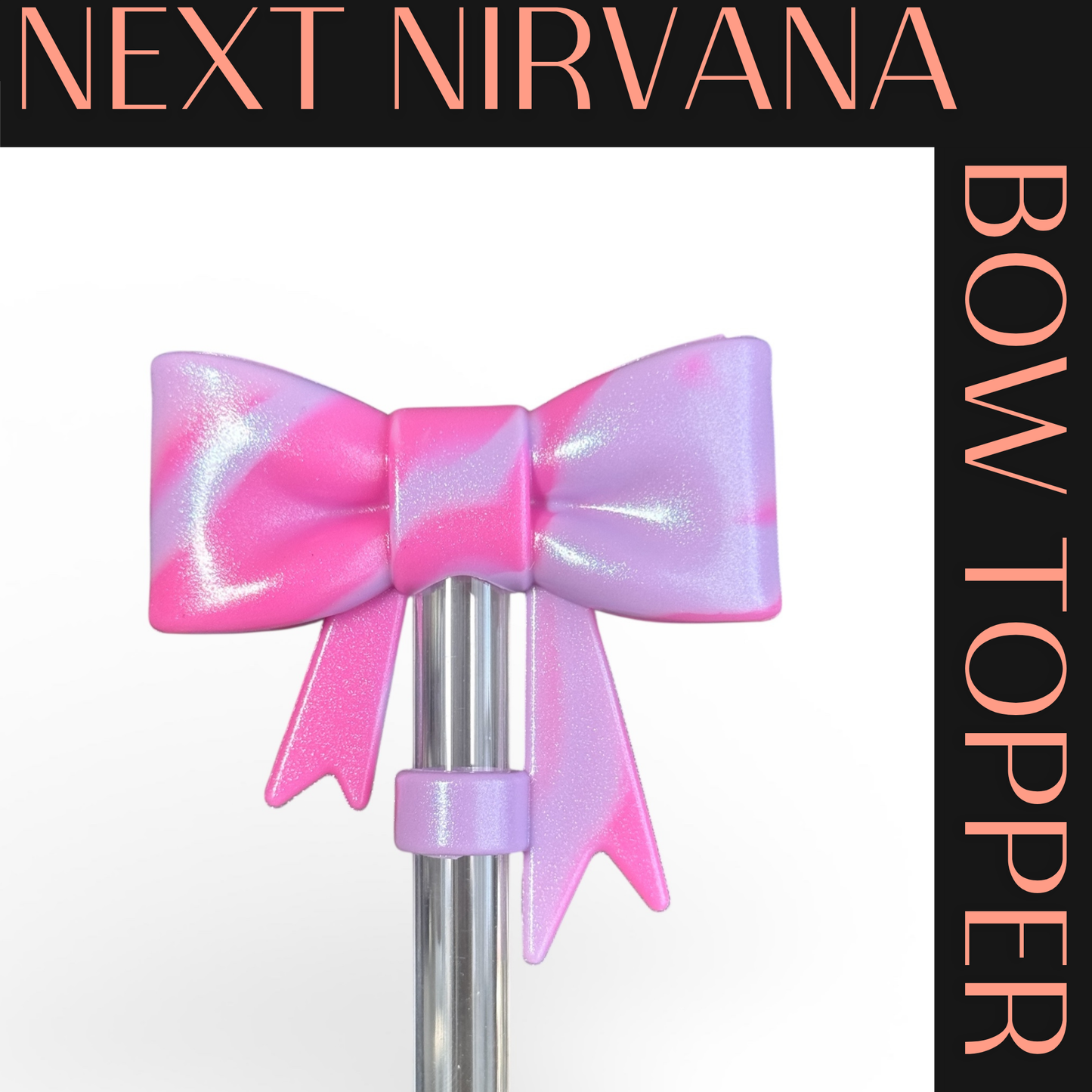 Lavender & Pink  | WAVES | 3D Bow & Boot Set