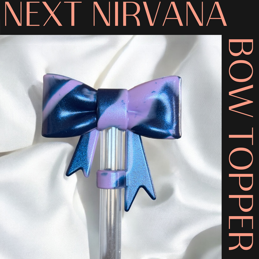 Midnight Garden | 3D BOW | Straw Topper 10mm