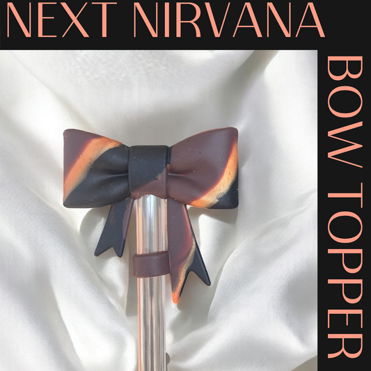 Urban Smoke Matte | 3D Bow | Straw Topper 10mm