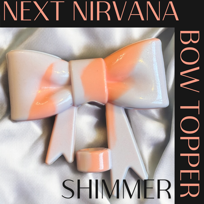 Soft Launch | Shimmer | Orchid Glimmer | 3D Bow | Straw Topper 10mm
