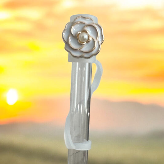 White Rose | Straw Topper 10mm