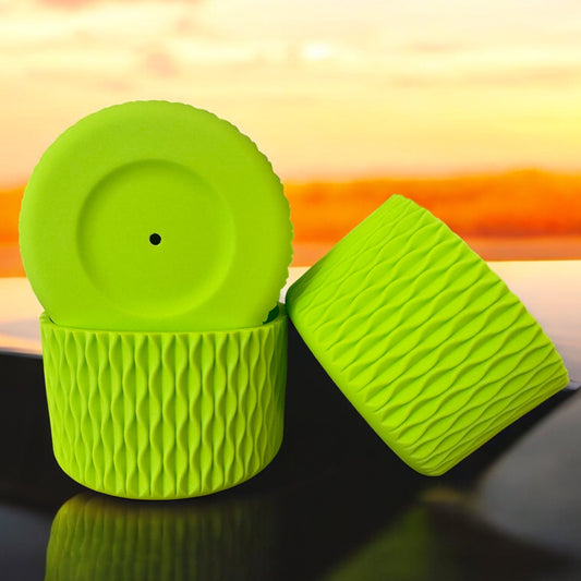 Electric Lime Waves | Silicone Tumbler Boot