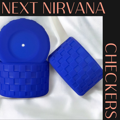 Royal Blue Checkers | Silicone Tumbler Boot