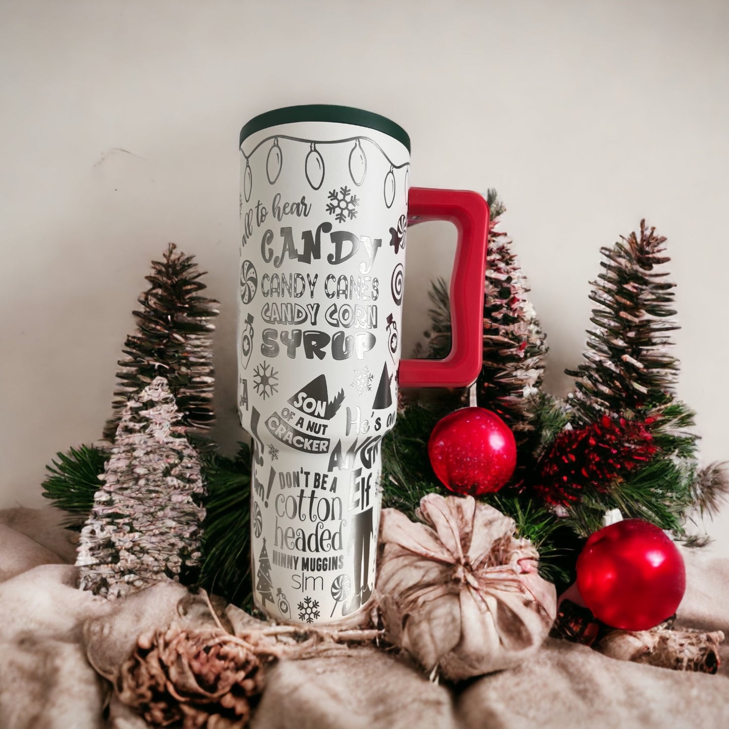 Engraved Tumbler - What the Elf