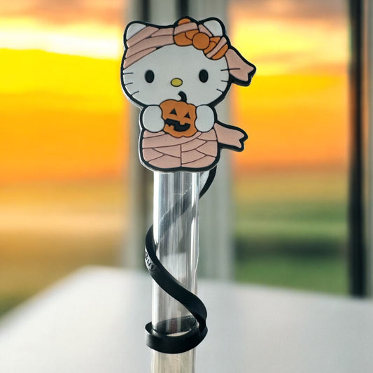 Hallow-meow | Straw Topper 10mm