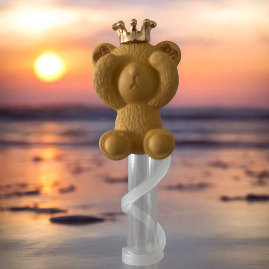 King Bear | Deluxe Straw Topper | 10mm