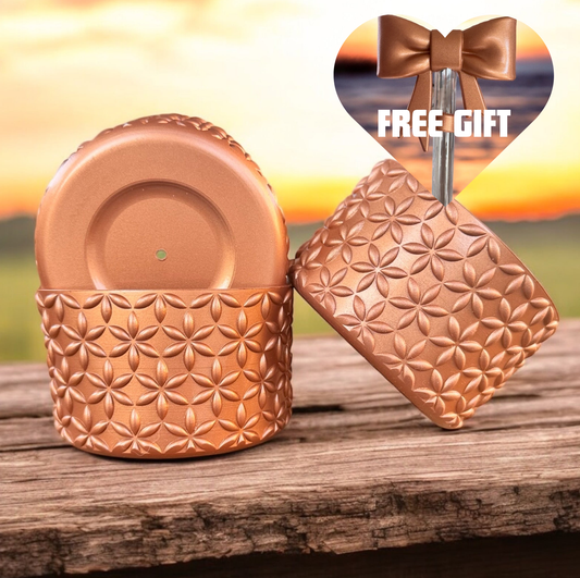 Bronze Magnolia | Flora | Silicone Tumbler Boot