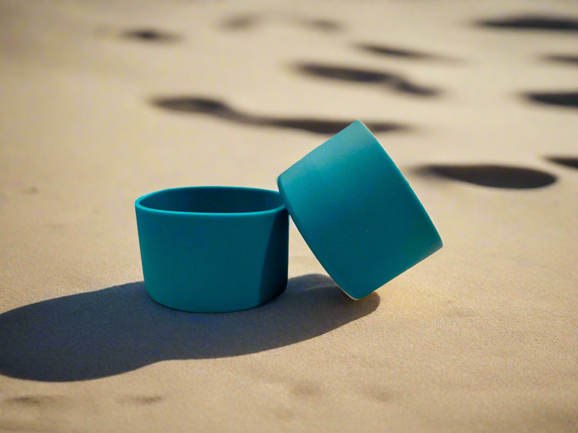 Teal Solid | 7cm | Small Silicone Tumbler Boot