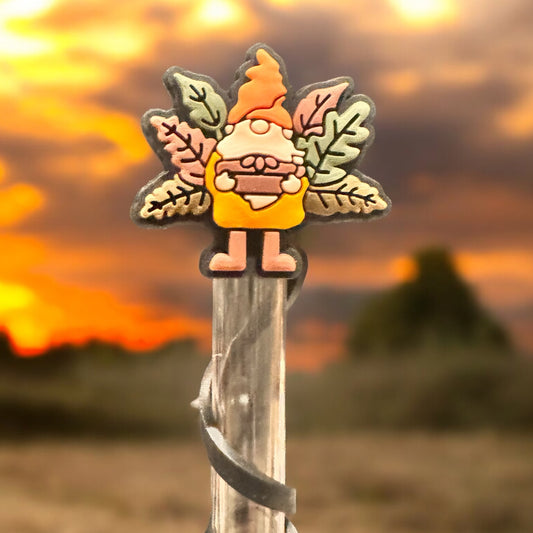 Thanksgiving Gnome | Straw Topper 10mm