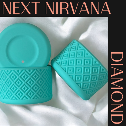 Teal | DIAMOND | Silicone Tumbler Boot