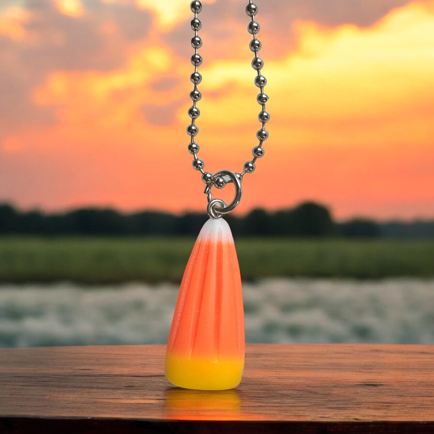 Candy Corn | Acrylic Tumbler Charm