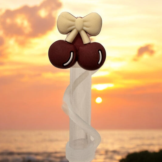 Dark Cherries  | Straw Topper 10mm