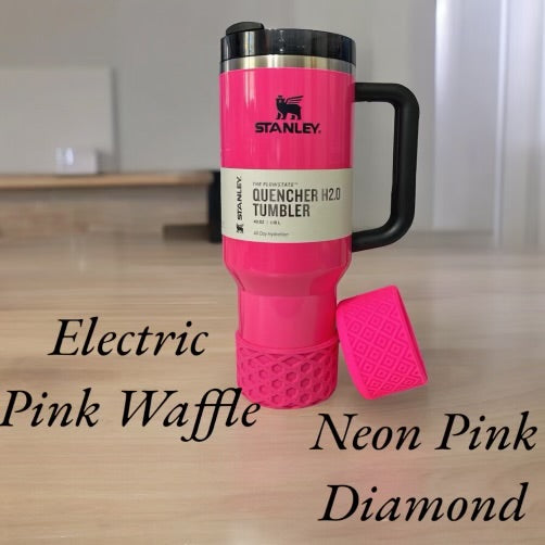 Electric Pink Waffle | Silicone Tumbler Boot