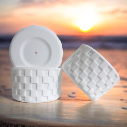 White Checkers | Silicone Tumbler Boot