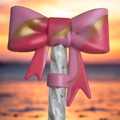 Pink Parade | Waffle | 3D Bow & Boot Set