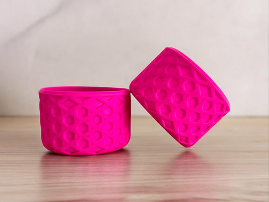 Raspberry Vibes Waffle | Silicone Tumbler Boot