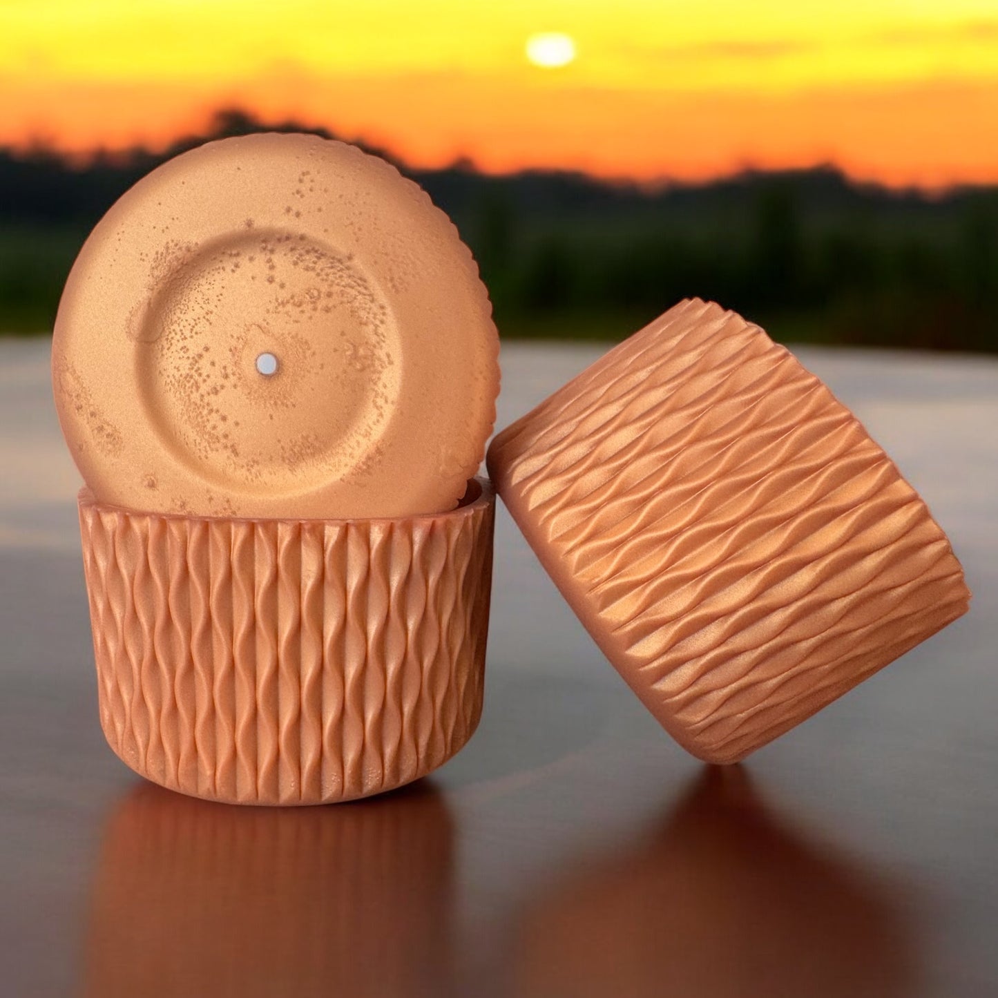 Copper Waves | Silicone Tumbler Boot