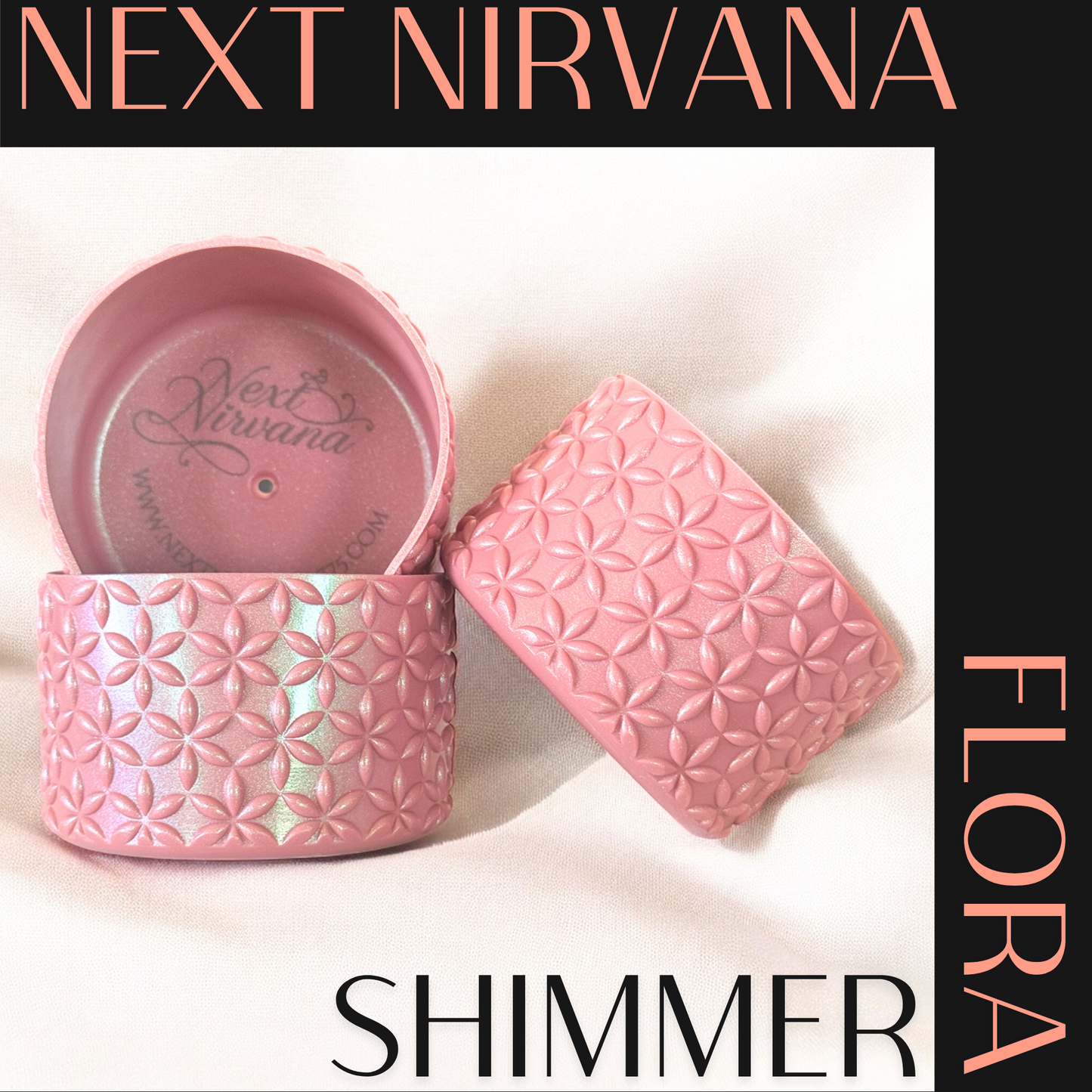 Antique Pink Shimmer | FLORA | 3D Bow & Boot Set