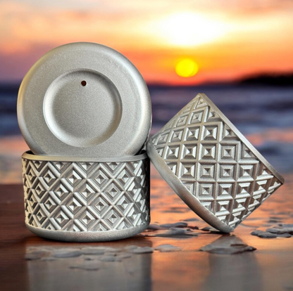 Silver Diamonds | Silicone Tumbler Boot