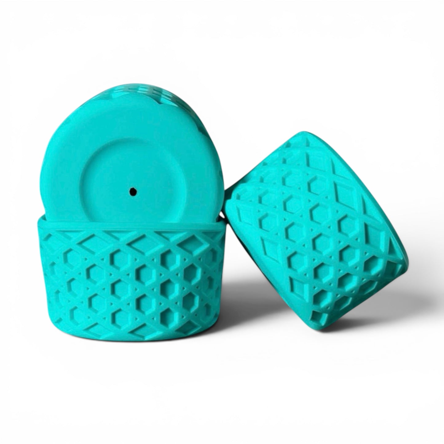 Teal  | WAFFLE | Silicone Tumbler Boot