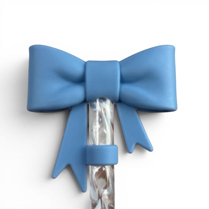 Sky Blue | 3D BOW | Straw Topper 10mm