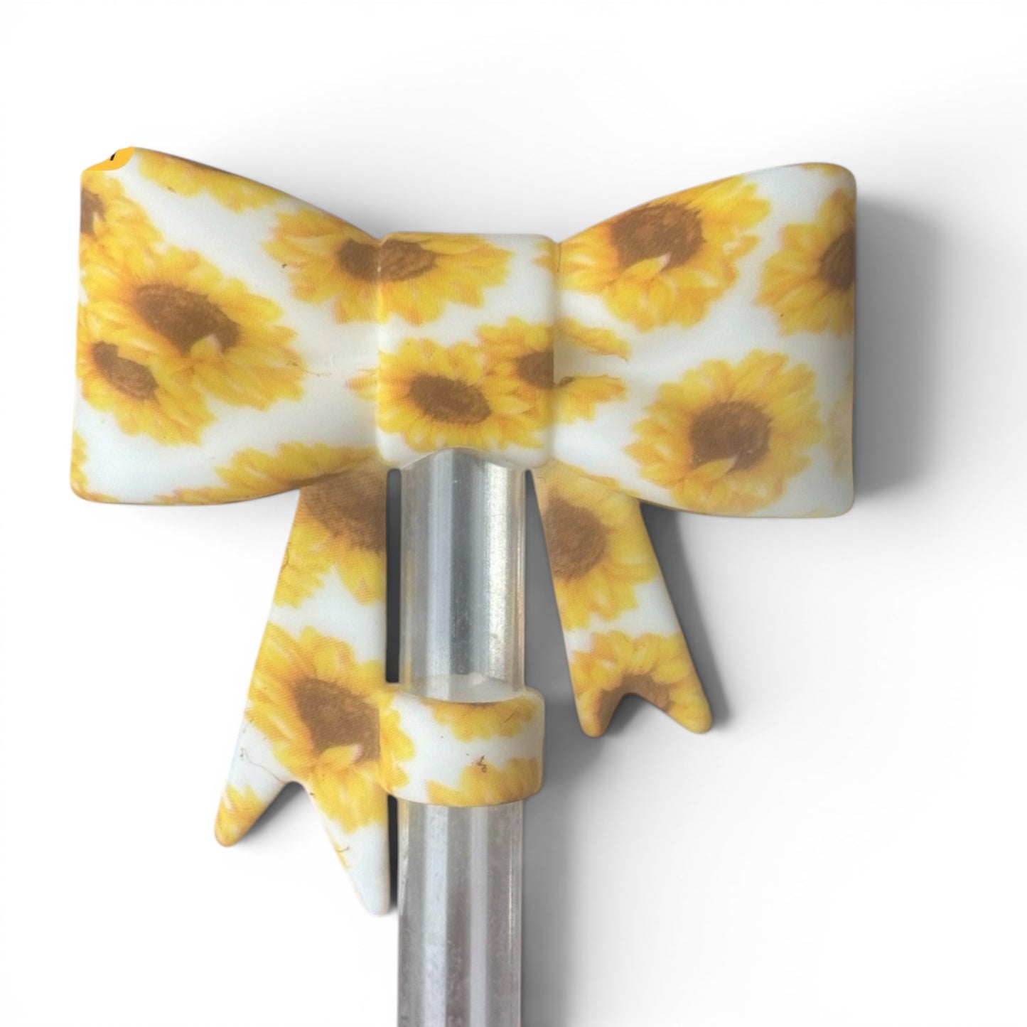 Sunflower Bow | 3D BOW | Straw Topper 10mm