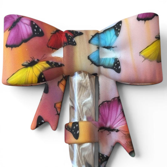 3D Sunset Butterflies | 3D BOW | Straw Topper 10mm