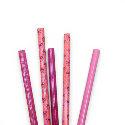 All Pink Retro Bows | 5 Pack | 40oz Tumbler | Wide Fit