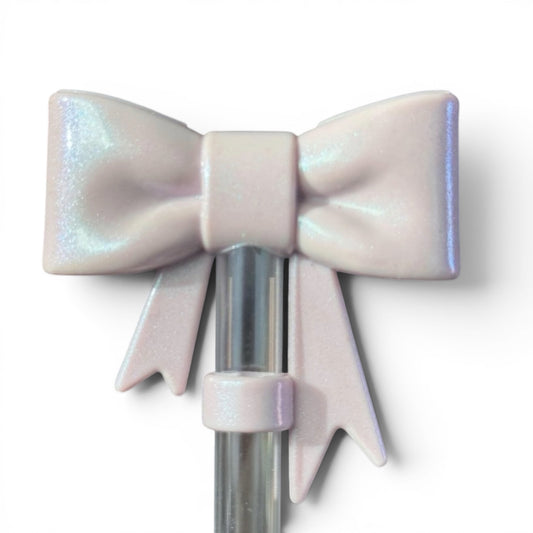 Aster Shimmer | 3D Bow | Straw Topper 10mm